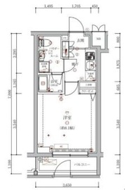 リアレスト東高円寺 102 間取り図