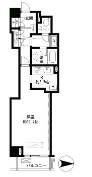 恵比寿ガーデンテラス弐番館 307 間取り図