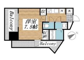 メゾン・ド・ヴィレ渋谷 7階 間取り図