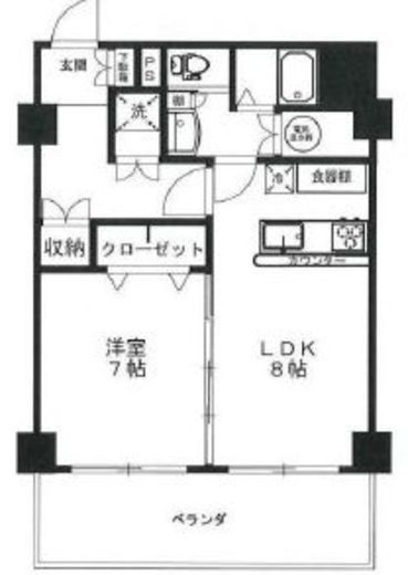 パレロワイヤル六番町 4階 間取り図