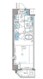 アルティザ東麻布 3階 間取り図