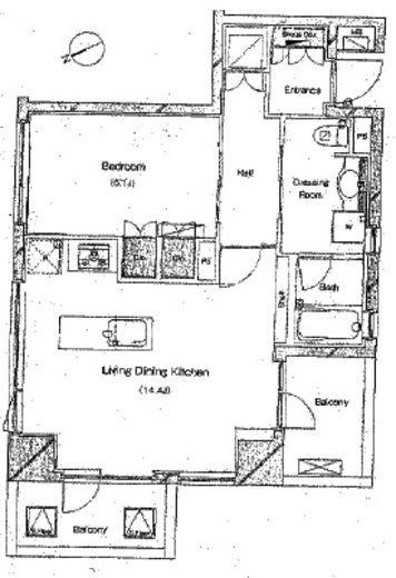 レグノオン・ザ・ベイ 4階 間取り図