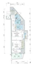 コンシェリア西新宿 3階 間取り図