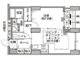 東雲キャナルコートCODAN 14-1311 間取り図