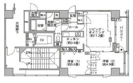 東雲キャナルコートCODAN 18-412 間取り図