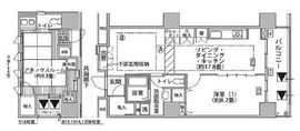 東雲キャナルコートCODAN 18-1014 間取り図