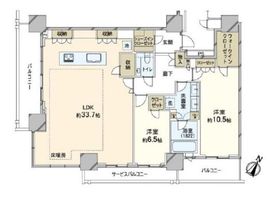 ブリリアザ・タワー東京八重洲アベニュー 28階 間取り図