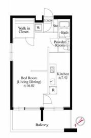 EDIT恵比寿 401 間取り図