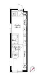 EDIT恵比寿 101 間取り図