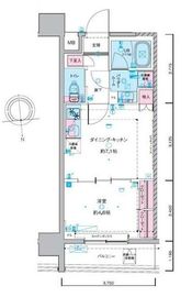 ジェノヴィア東神田グリーンヴェール 4階 間取り図