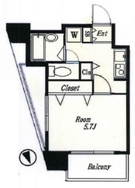 ヴェルト銀座イースト 4階 間取り図