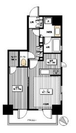 オープンレジデンシア四谷坂町 5階 間取り図