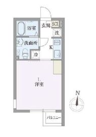 パセオ自由が丘 202 間取り図