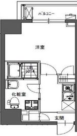 ラシーヌ東上野 301 間取り図