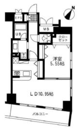 レジディア日本橋人形町2 601 間取り図