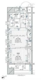 シティインデックス池袋 10階 間取り図