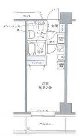 プライムアーバン豊洲 810 間取り図