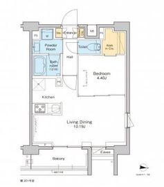 プラウドフラット中野 201 間取り図