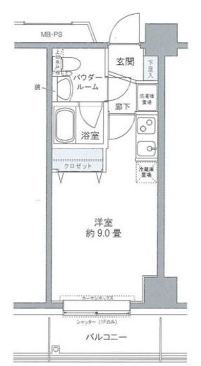 プライムアーバン豊洲 208 間取り図