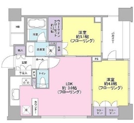 新宿山吹アインスタワー 12階 間取り図