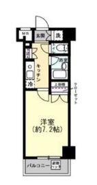 パレステュディオ新宿パークサイド 6階 間取り図