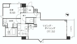 パークハウス神宮前 4階 間取り図