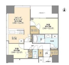 パークタワー錦糸町 5階 間取り図