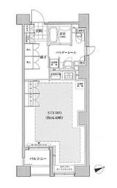 パークフラッツ銀座イースト 401 間取り図