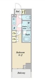 アルファサイト御茶ノ水 503 間取り図