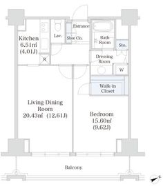 オークコート 5F3 間取り図