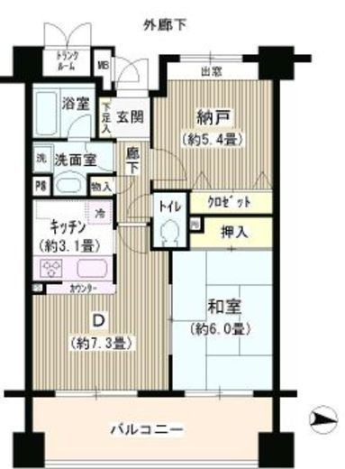 DOMカメイド 1203 間取り図