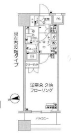 ヴィーダ・スカイコート品川 5階 間取り図