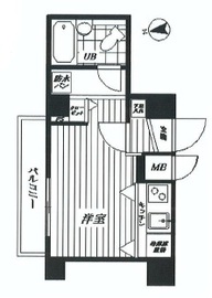 グランド・ガーラ麻布十番 8階 間取り図