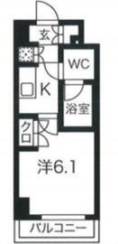 スパシエグランス早稲田 8階 間取り図