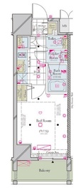 コンシェリア浜松町マスターズヴィラ 10階 間取り図