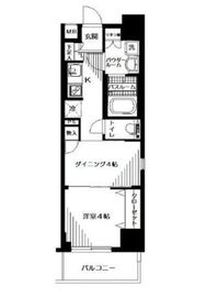 日神デュオステージ浅草三筋 6階 間取り図