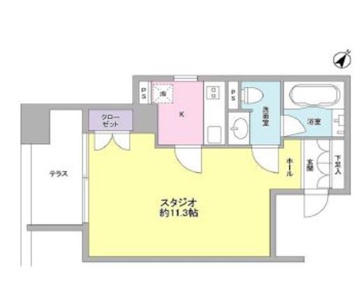 コンフォリア南青山 503 間取り図