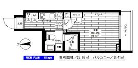 ステージグランデ清澄白河アジールコート 6階 間取り図