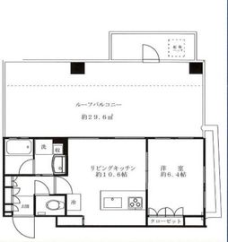 オープンレジデンシア南青山 6階 間取り図