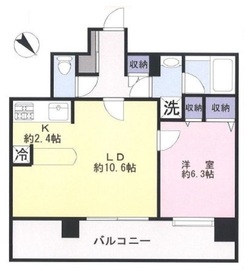 ヴィルヌーブタワー駒沢 12階 間取り図