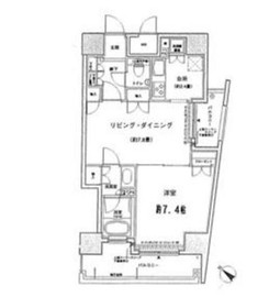 コンフォリア三宿 1303 間取り図