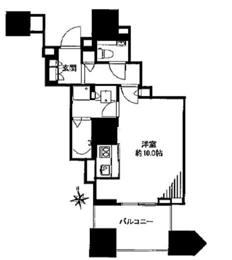 ドゥ・トゥール 52階 間取り図