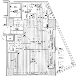 デュオ・スカーラ赤坂2 205 間取り図