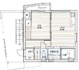ヴィレッタ西麻布 203 間取り図