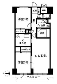 レジディア目白 803 間取り図