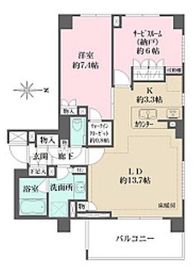 ベリスタ四谷大京町 1階 間取り図