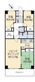 月島ホームズ 11階 間取り図