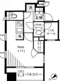 東京日本橋シティタワー 2階 間取り図