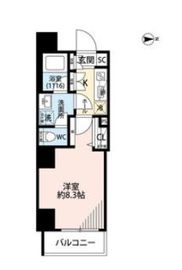 プレール・ドゥーク中野富士見町 12階 間取り図