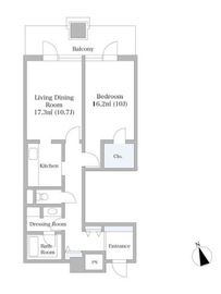 入船ハイツ 1405 間取り図